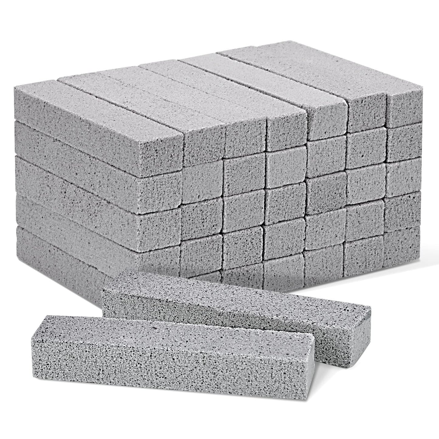 36 Pack Pumice Stones Toilet Bowl Cleaner Stick – Heavy-Duty Scouring Pad for Bathtub, Kitchen Sink, Grill & Household Cleaning