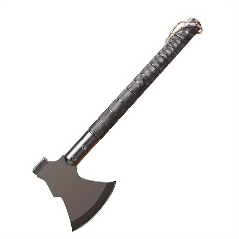 Multi-Tool Survival Hatchet with Hammer, Flint Fire Starter & Protective Sheath – Durable All-Purpose Axe for Camping, Hiking, Fishing