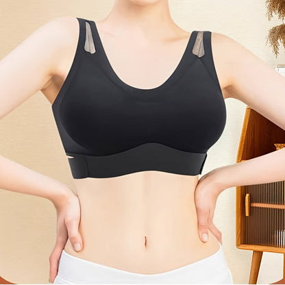 Electric Chest Massager Vibration Rechargeable - Intelligent Constant Temperature Heating Massage Bra for Women