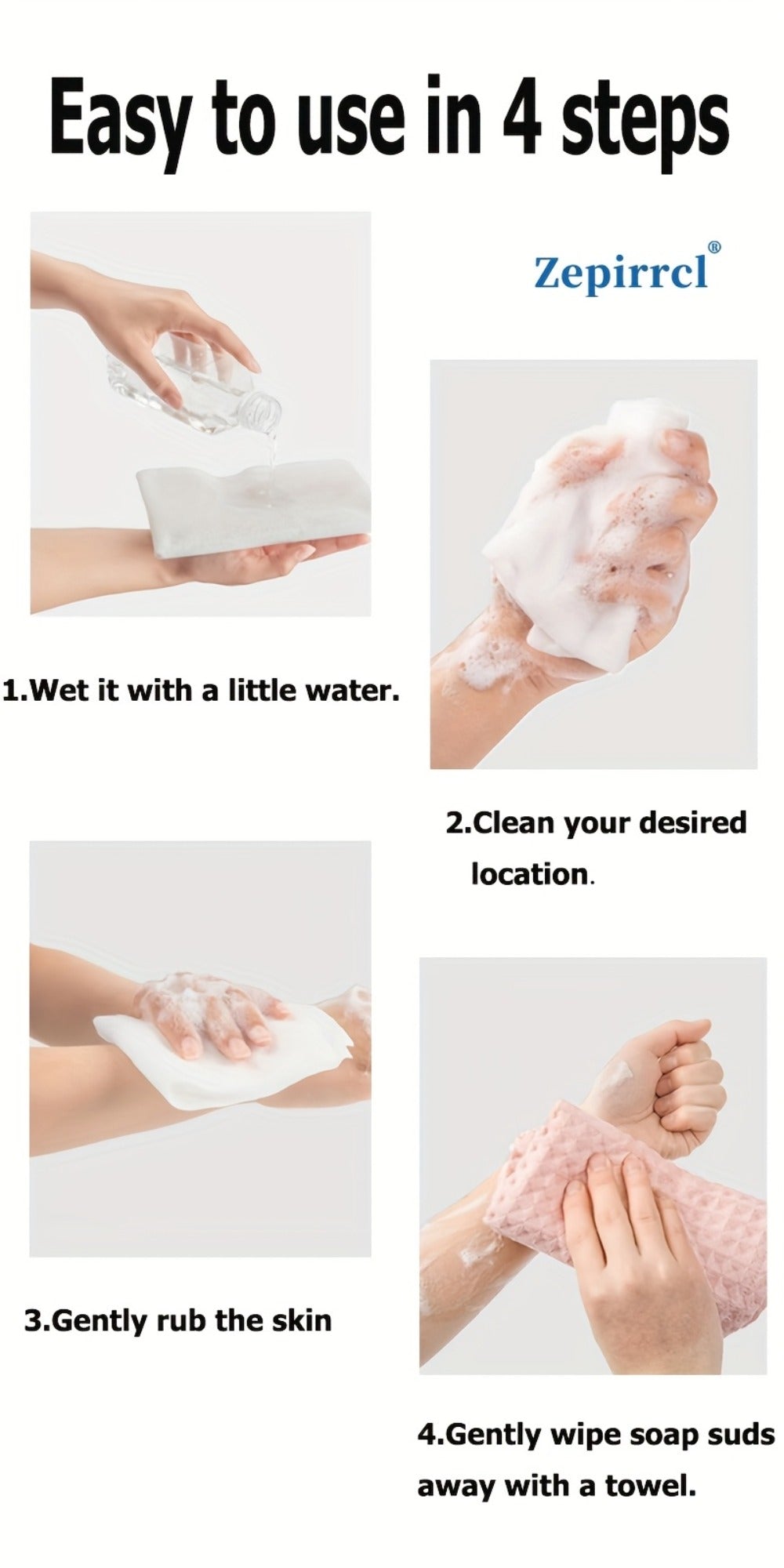 Disposable Bath Wipes No Rinse Body Wipes 11.81x11.81 Inch Large Shower Wipes for Travel for Entryways, Bedrooms and Living Spaces
