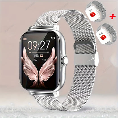 Smart Watch 1.83-Inch Full Touch Display with Bluetooth 5.0 Calling, Music Control and Four Metal Colors