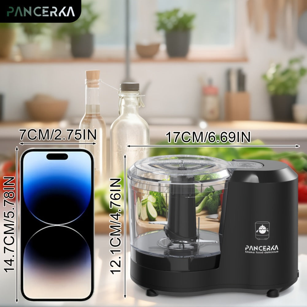 Electric Vegetable Chopper Food Processor - Mini Electric Food Chopper Blender for Kitchen, Baby Food Maker