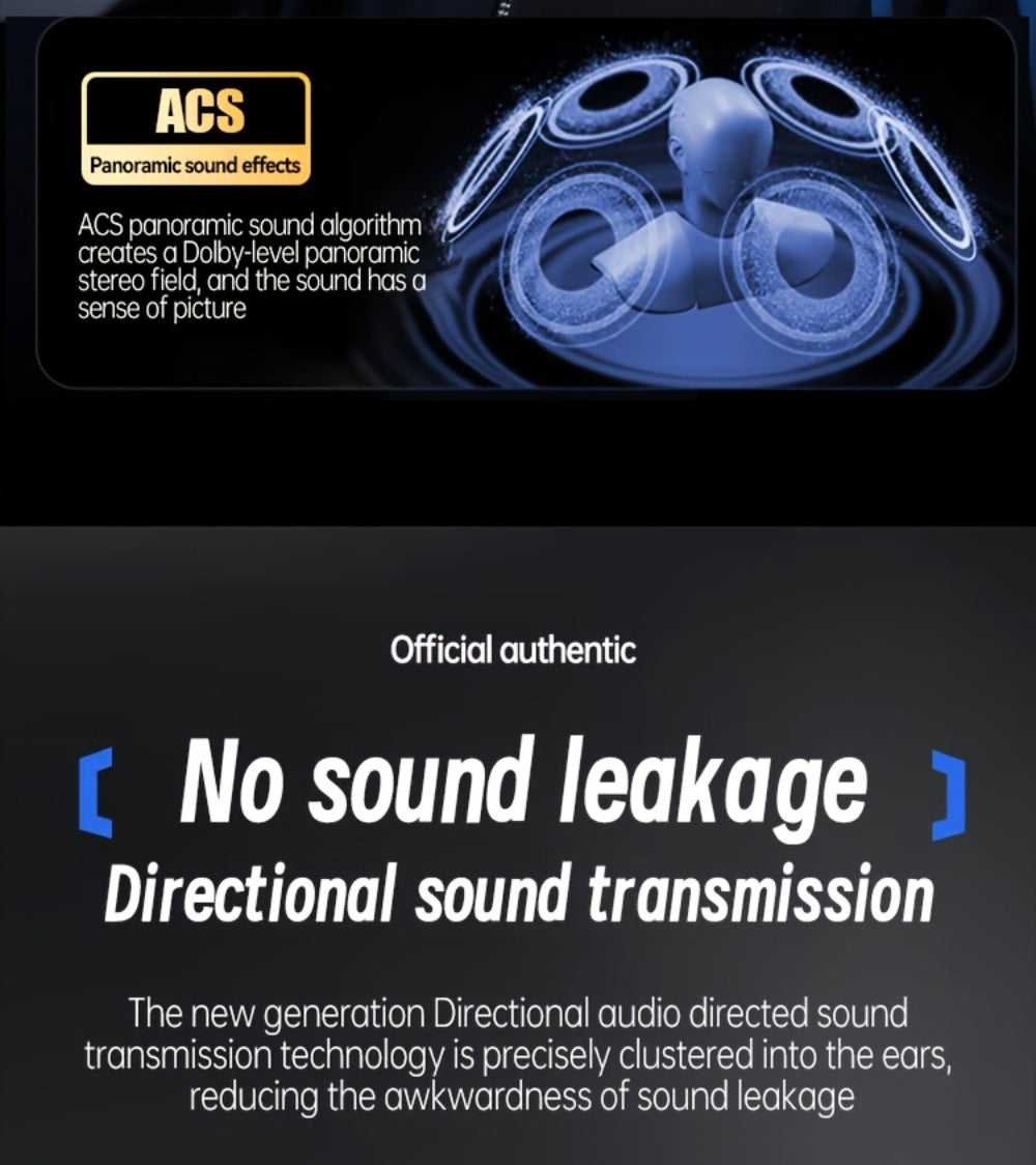 Acer TWS In-Ear Earbuds Noise Canceling Touch Control Sports Wireless Headphones Long for Bedside Audio, Alarms and Room Entertainment