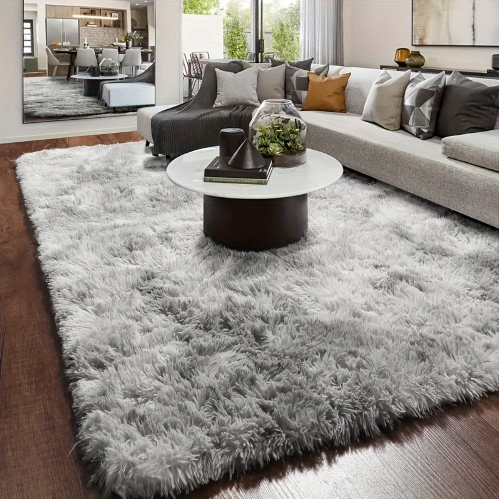 Non-Slip Area Rug Fluffy Soft Carpet – Modern Home Decor Floor Mat for Living Room, Bedroom, Kitchen & Bathroom | Easy Clean Cute Plush Rug