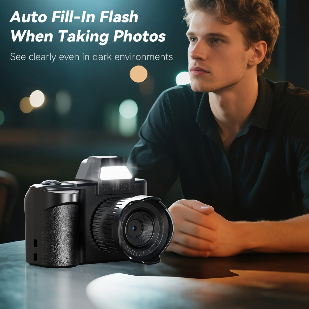 1080P Mini Keychain Camera with 64GB Memory Card, Compact Thumb-Sized Portable Camcorder, Micro Hidden Recorder