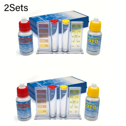 Pool Test Kit pH Reagent, Swimming Pool Spa Hot Tub Water Testing for Garden, Patio and Yard Use
