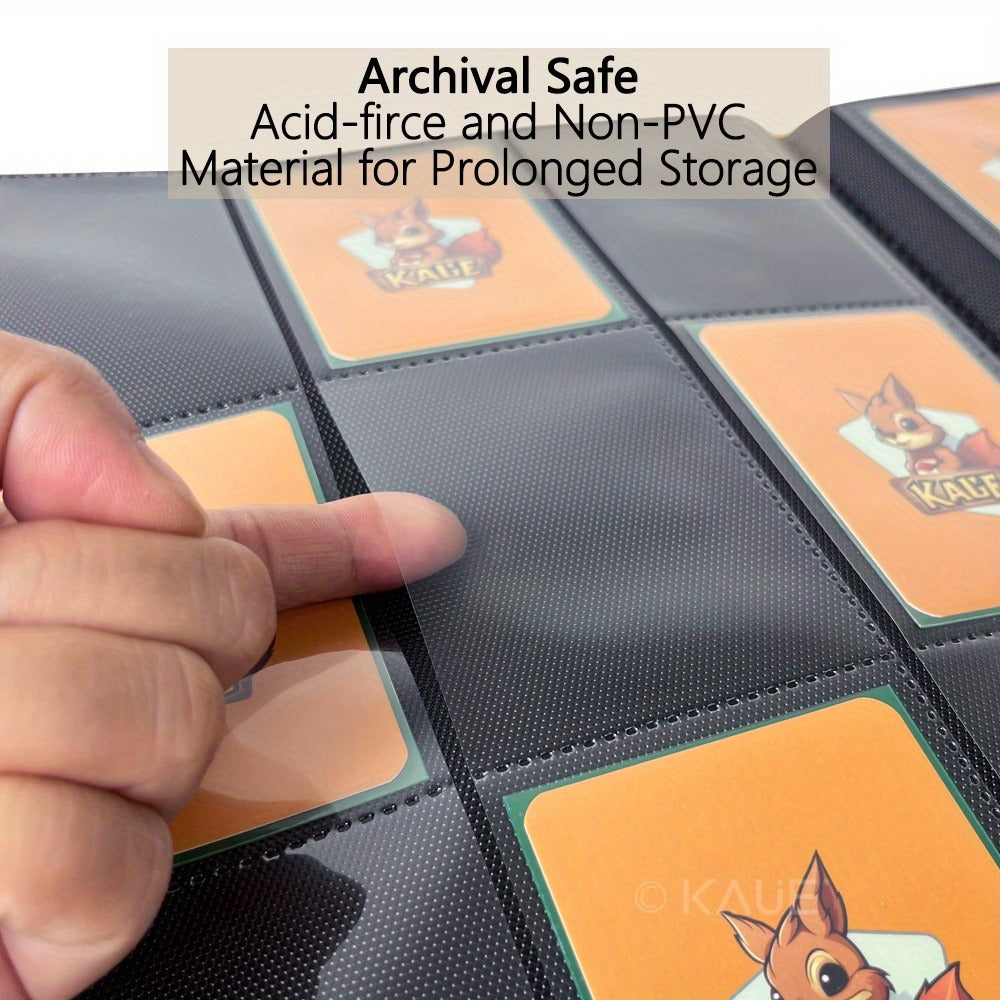 Pokemon Card Binder 360 Pocket 9-Pocket Side Loading – Durable PP Trading Card Album for MTG YuGiOh Sports Cards TCG, Double-Sided Pages