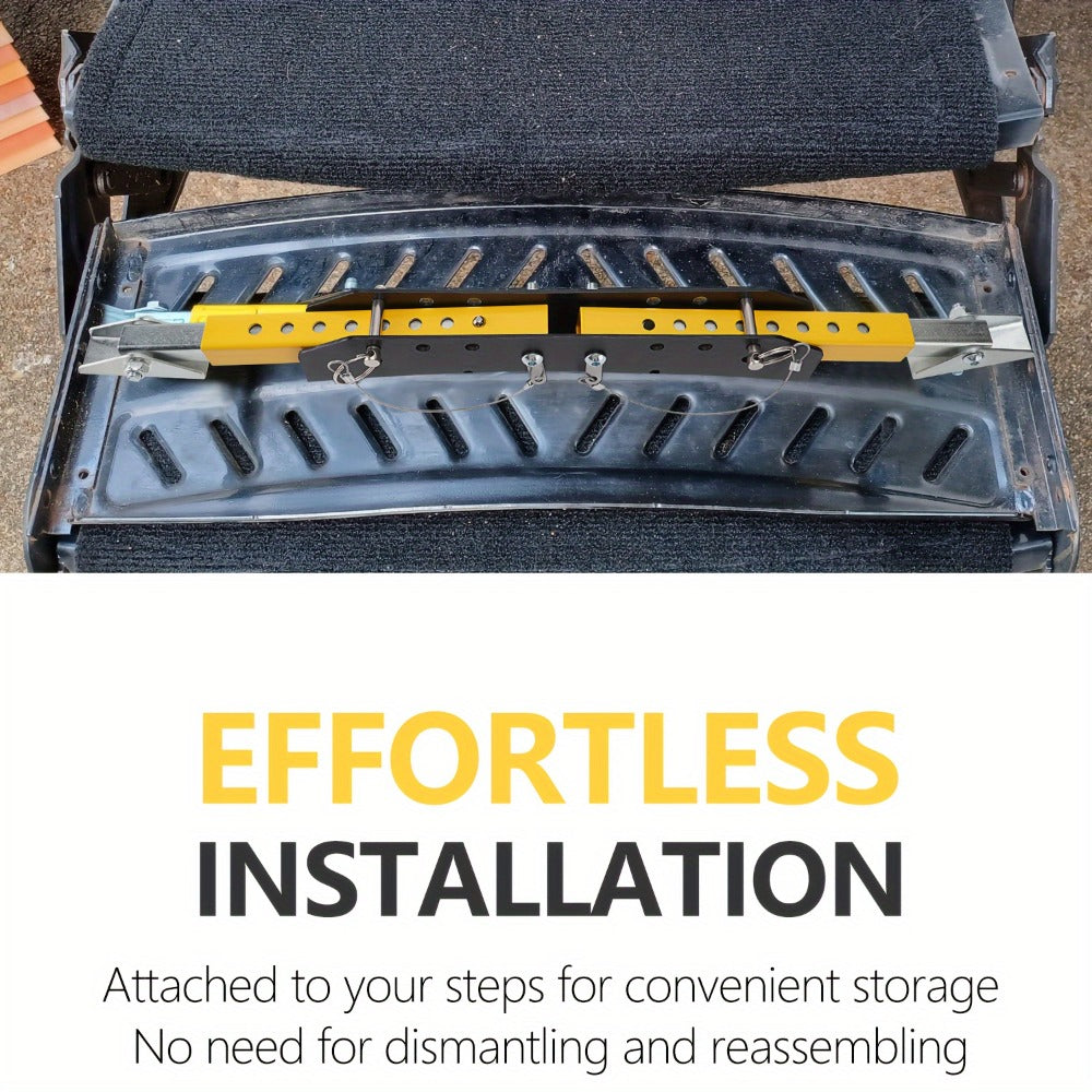 RV Step Stabilizer Kit – Adjustable Foldable Ladder Support for 5th Wheel, Travel Trailer & Motorhome, Eliminates Bounce