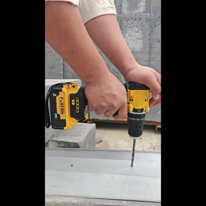 Cordless Power Tool Combo Kit for Dewalt 20V Battery - Impact Wrench 1500Nm, Brushless Drill & Screwdriver Set for Home & Construction