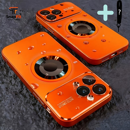 Titanium Matte iPhone Case Magnetic Wireless Charging Shockproof Glass Lens Cover for iPhone for an Everyday Personal Care Routine