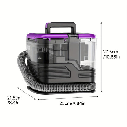 Portable Upholstery Cleaner Machine 30Kpa, Carpet & Spot Cleaner with Dual Brush Head for Deep Stain Removal on Carpet
