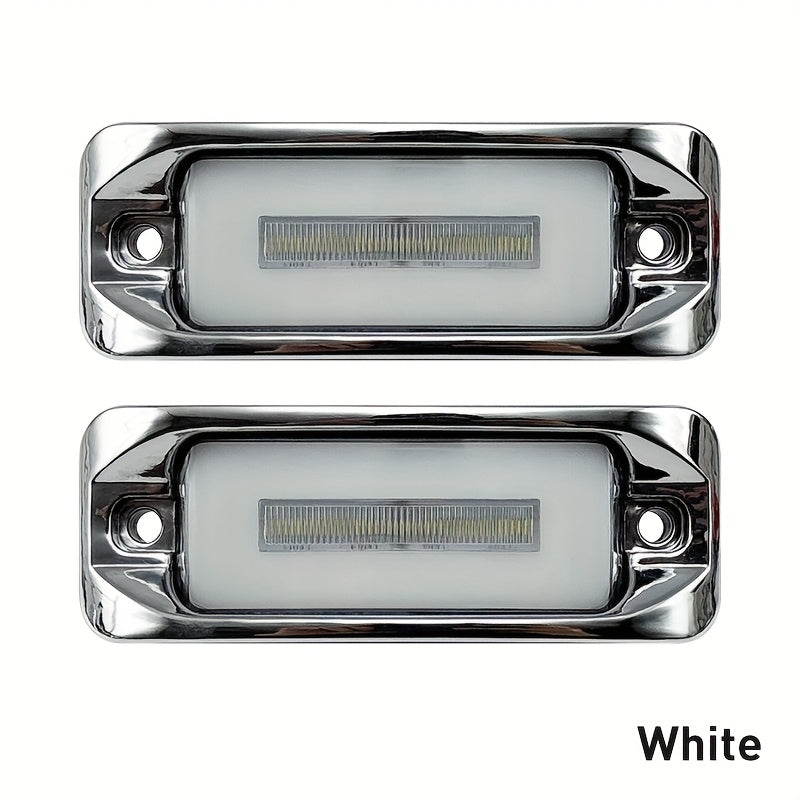 LED Car Side Marker Lights – Strobe Warning Flashing Signal Light for Truck Car Night Driving Safety, High/Low Brightness
