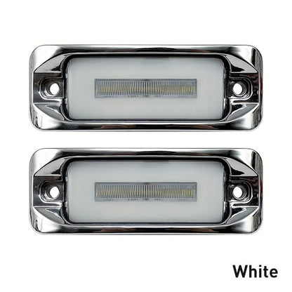 LED Car Side Marker Lights – Strobe Warning Flashing Signal Light for Truck Car Night Driving Safety, High/Low Brightness