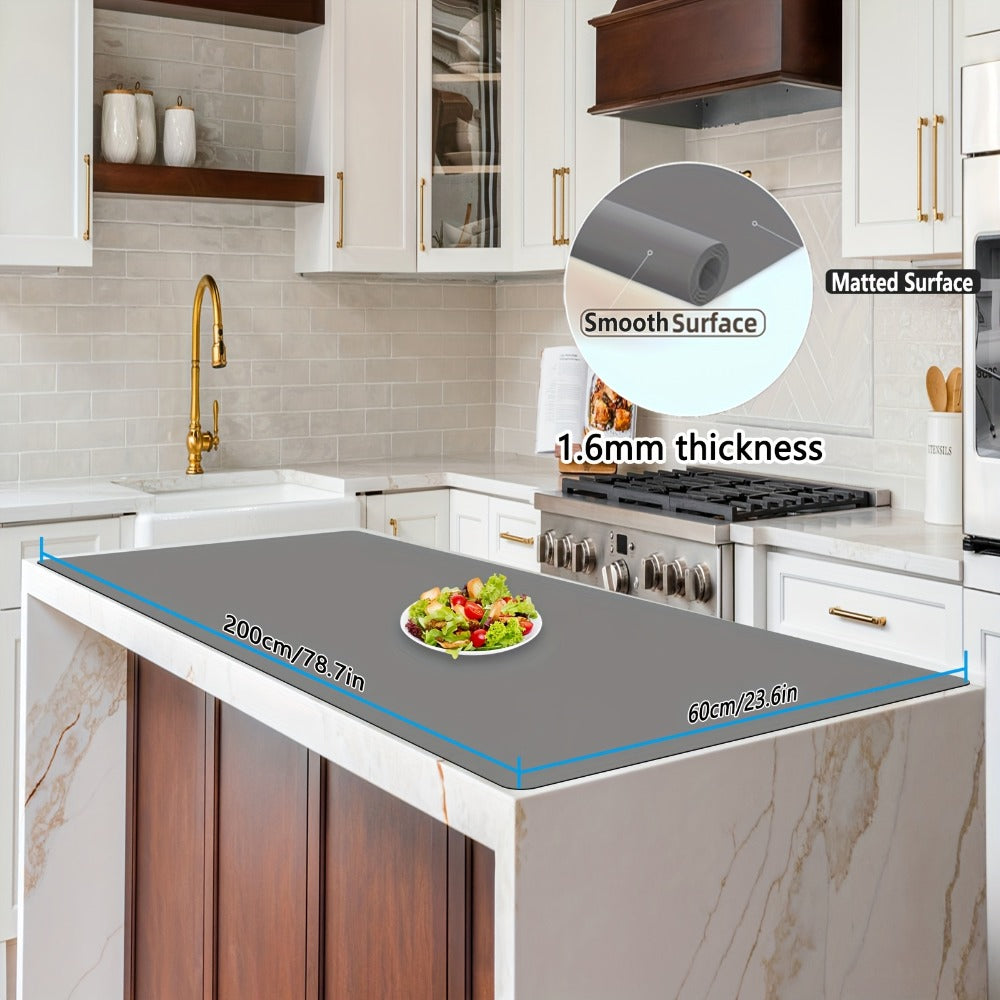 Extra Large Silicone Mat for Kitchen Counter, Heat Resistant Countertop Protector, Nonstick Craft Mat & Placemat