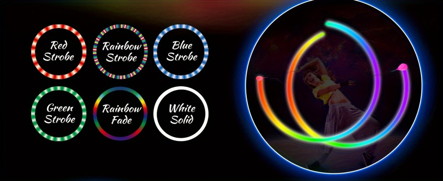 Glow Poi Balls LED Spinning Set 1 Pair with the Listed Color, Size or Set Options for Everyday Use