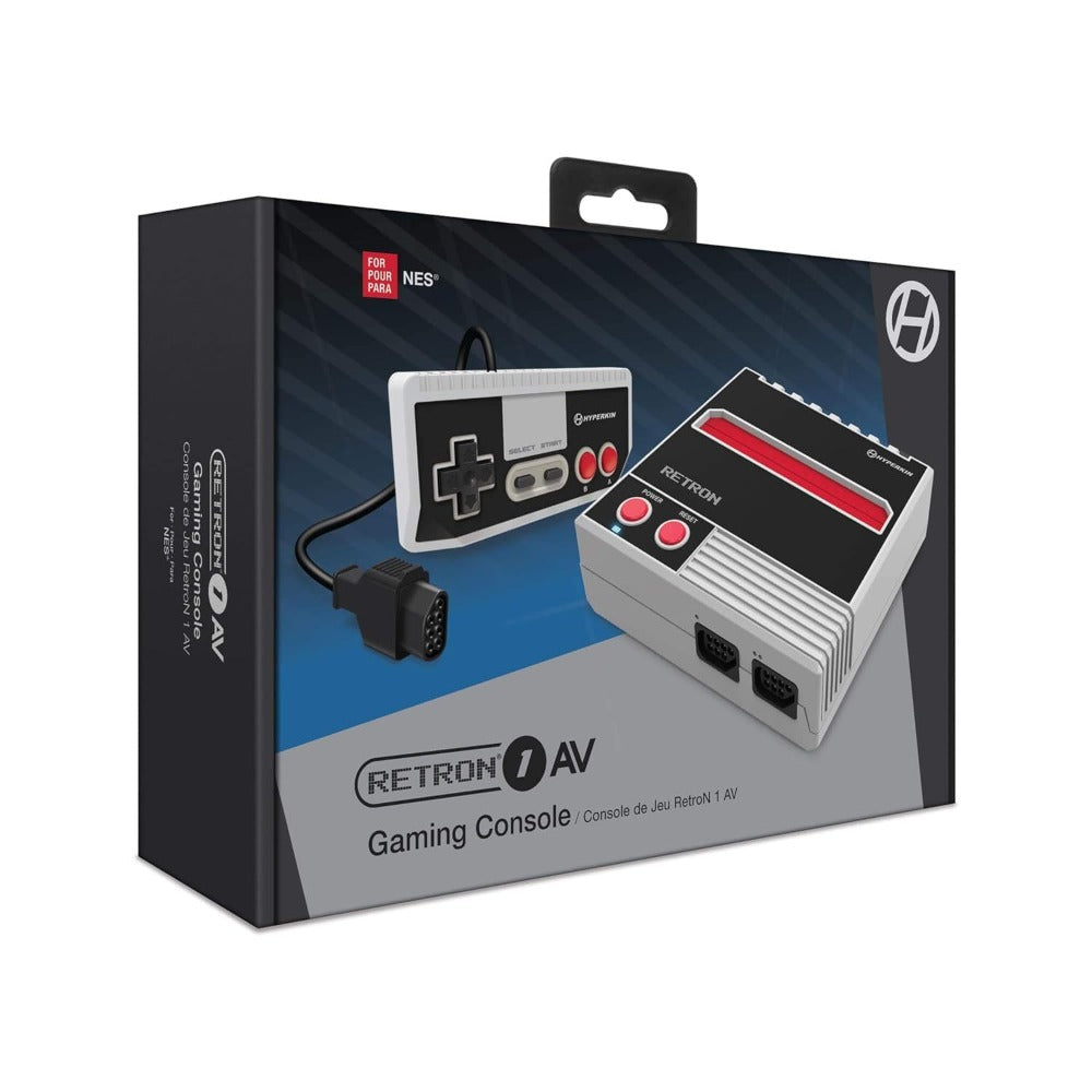 Hyperkin RetroN 1 AV Gaming Console for NES, Play Original NES Cartridges on Modern TVs, Retro 8-Bit Nintendo Entertainment System Clone