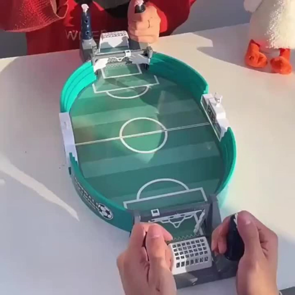 Tabletop Soccer Game for Kids, Portable 2 Player Football Board Game, Parent-Child Competitive Table Football Toy