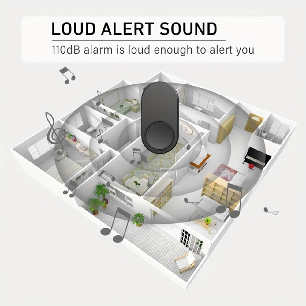 Wireless Doorbell Battery Powered, 33 Melodies, 4 Volume Levels, 1000-Foot Range, Durable Plug-In Receiver
