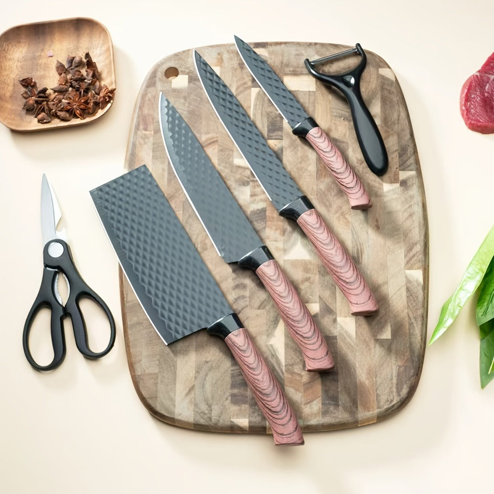 Kitchen Knife Set 6-Piece Professional Chef's Knife Set, High Carbon Stainless Steel Ultra-Sharp Blades