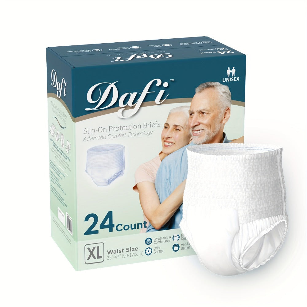 Adult Incontinence Underwear for Women Men Disposable Pull Up Briefs Overnight Bladder for Entryways, Bedrooms and Living Spaces