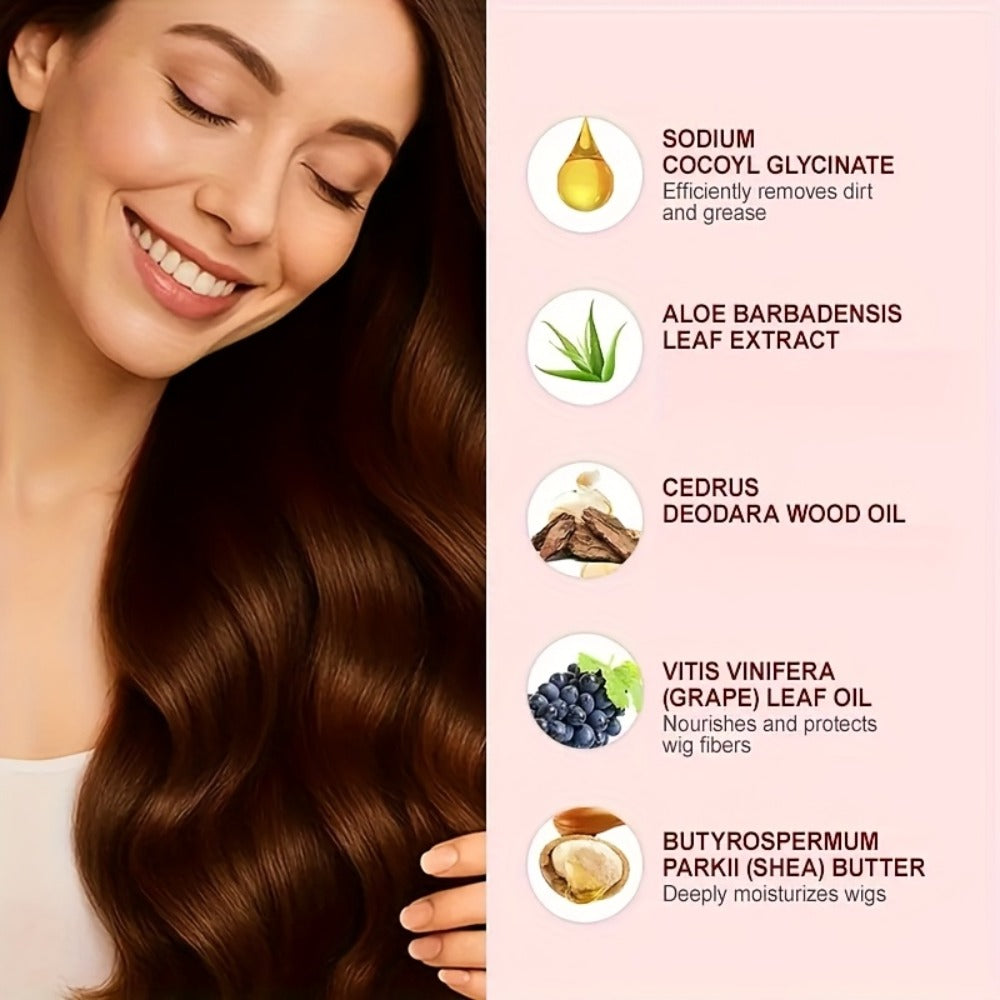 Wig Conditioner Spray with Argan Oil & Vitamin E Leave-In - Sillkva Care for Synthetic & Human Hair Wigs
