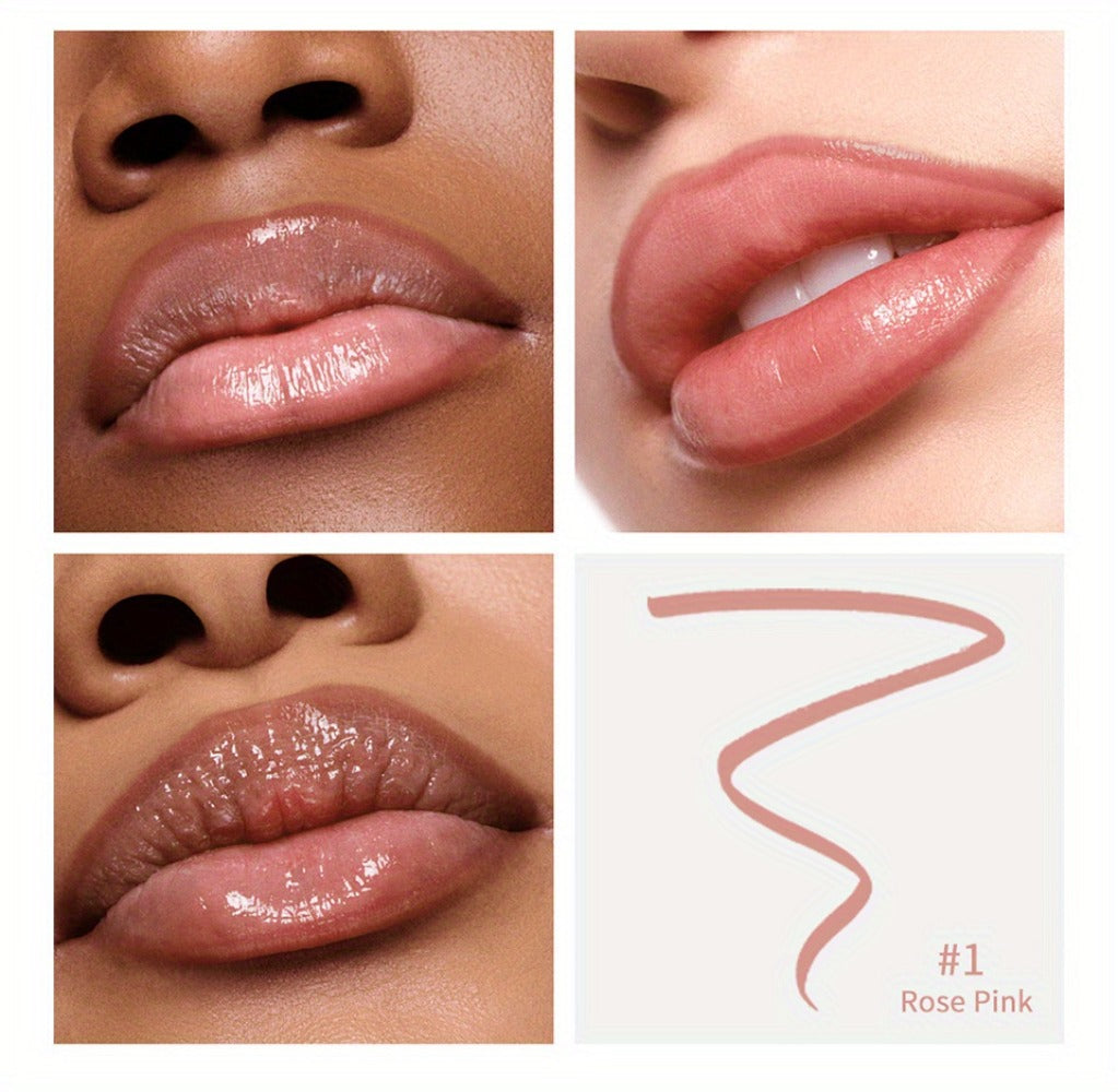 Lip Stain Pen Set 4 Colors 2-in-1 Lip Liner & Lip Tattoo – Waterproof Smudge-Proof Transfer-Resistant Matte Finish