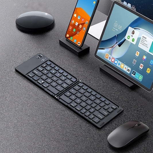 7.3mm Ultra-Slim Magnetic Wireless Keyboard Rechargeable Foldable Compact Bluetooth Keyboard for an Everyday Personal Care Routine