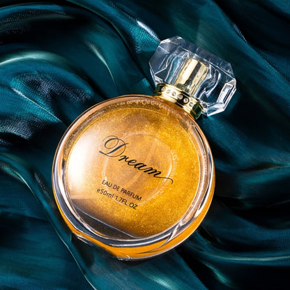 Perfume for Women in 1.7 oz Golden Floral Bottle with Rose Accent and Eau de Parfum Spray Format