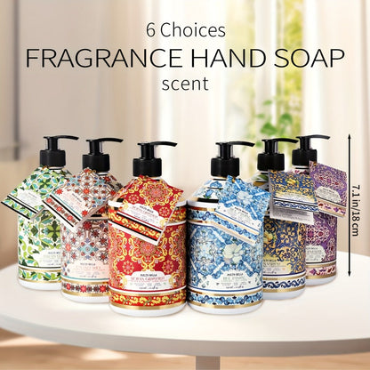 Moisturizing Liquid Hand Soap 2-Pack 21.3 fl oz Each – Foaming Pump Dispenser in 5 Scents, Gentle Gel Formula for All Skin Types