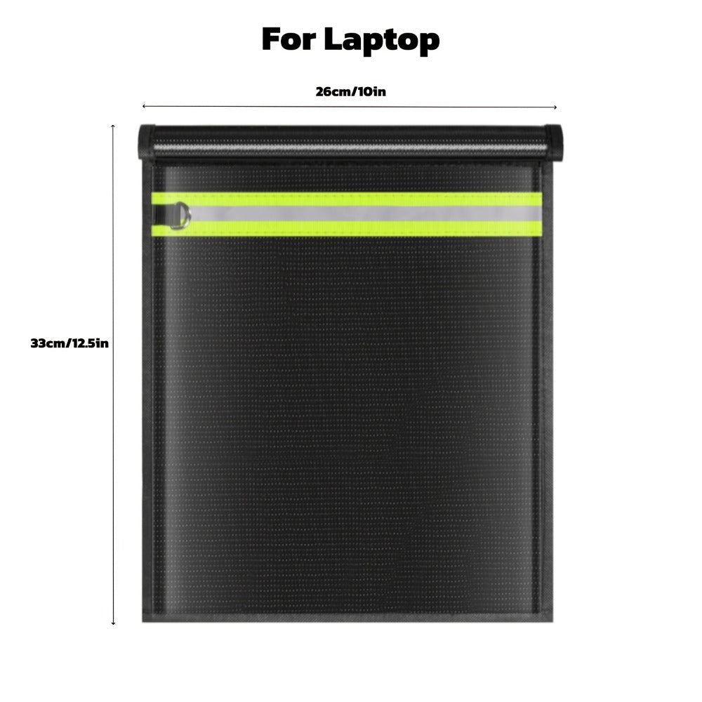 Faraday Bag Signal Blocking Pouch with Reflective Strips, EMP Protection Anti-Tracking Anti-Theft Sleeve for Laptop