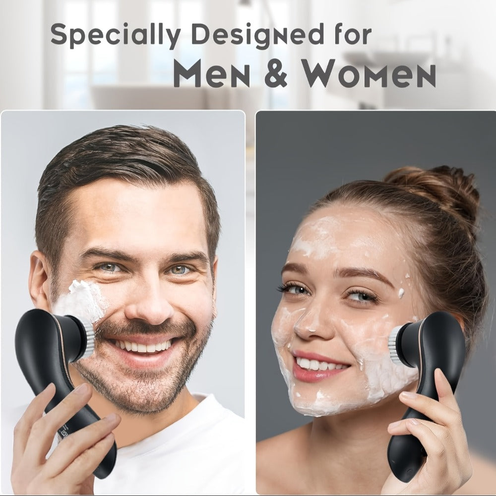 Electric Facial Cleansing Brush Spin Rechargeable for Bath Time, Home Spa and Personal Care