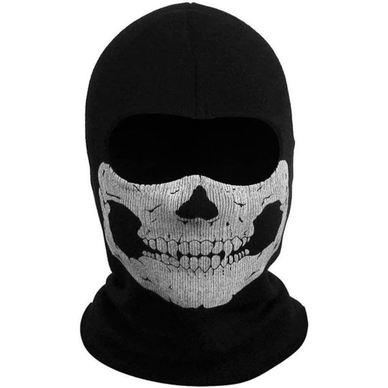 Balaclava Full Face Mask 2 Pack Skull Design – Breathable Full Face & Neck Coverage for Motorcycle Skiing Cycling Hiking Skateboarding