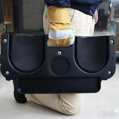 Rolling Knee Pad with Wheels & Built-In Tool Tray – Cushioned Kneeling Platform for Mechanics, Carpenters & Flooring Work
