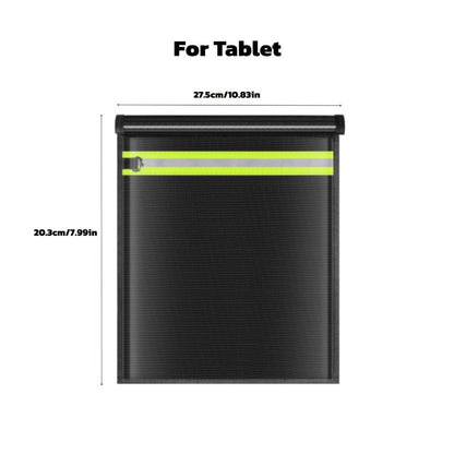Faraday Bag Signal Blocking Pouch with Reflective Strips, EMP Protection Anti-Tracking Anti-Theft Sleeve for Laptop