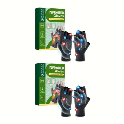 Compression Arthritis Gloves Breathable Joint Care 2 Pairs for Men & Women, Polyester Hand Support Gloves for Arthritis Pain