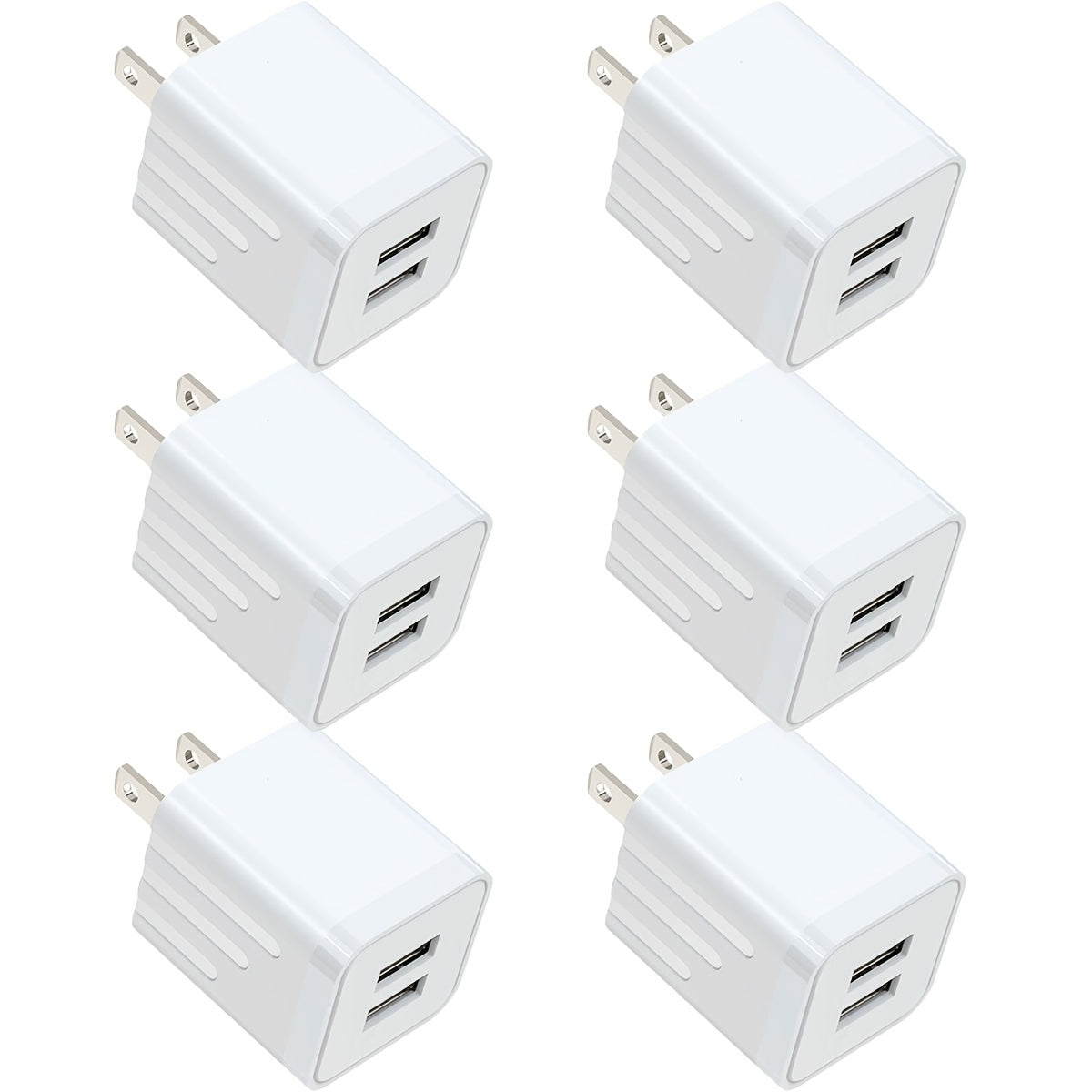 Dual Port USB Wall Charger 2.1A for an Everyday Personal Care Routine, with the Listed Configuration