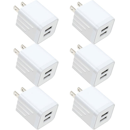 Dual Port USB Wall Charger 2.1A for an Everyday Personal Care Routine, with the Listed Configuration