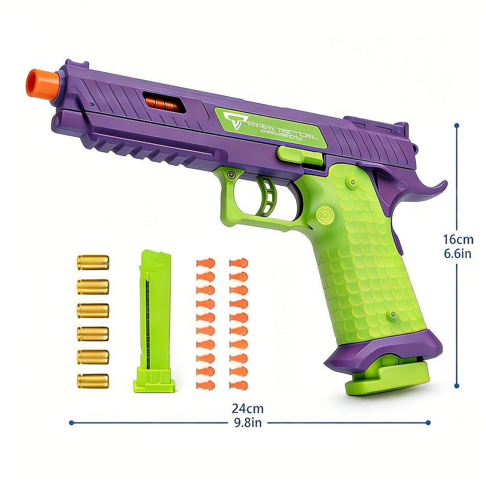 2011 Battle Master Semi-Auto Bullet Toy Gun with Shell Ejecting, 1 Magazine, 20 Simulation Bullets