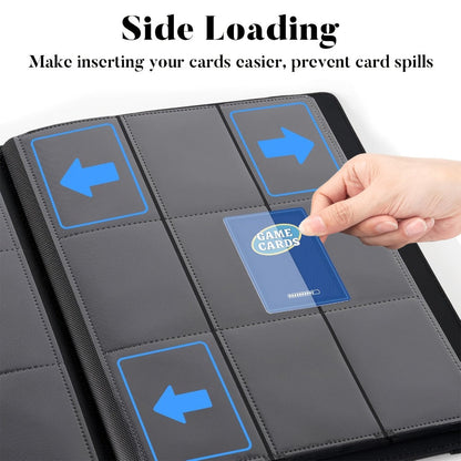 Nine-Pocket Trading Card Binder Bundle with 360-Card Capacity per Binder in Seven-Pack or Ten-Pack Options