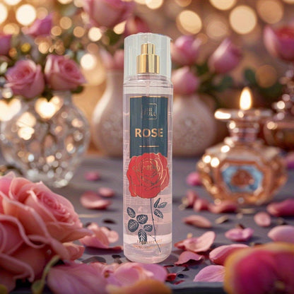 Body Mist Perfume Spray 8oz – 12 Scents Floral Hair & Body Fragrance for Women, Rose, Cherry Blossom, Beach, Long-Lasting Light Scent