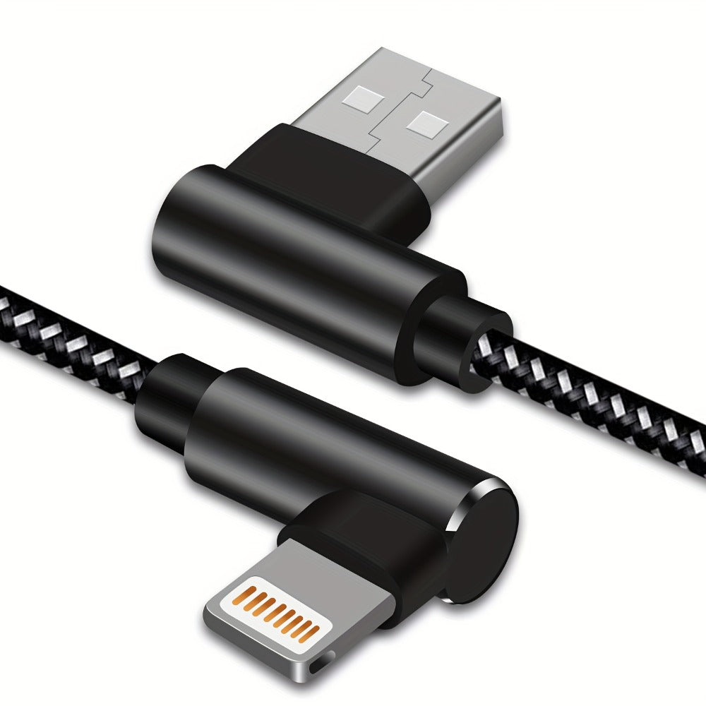 10ft Nylon Braided Lightning Cable 3-Pack MFi, USB-A to Lightning iPhone Charger Cord for iPhone 14 13 12 11 Pro Max XS XR X 8 7 SE