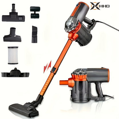 600W 4-in-1 Handheld Stick Vacuum Cleaner 20Kpa Strong Suction Low Noise Design - Portable for Pet Hair
