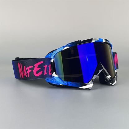 Thirty-Style NAFEIB Ski Goggle and Matching Headwear Set with Mirrored, Clear, Silver and Gray Lens Options
