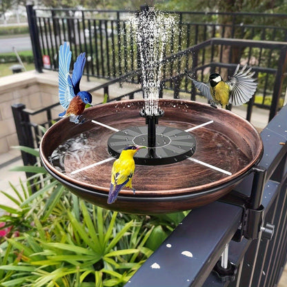 Outdoor Fountain Solar Powered for Garden, Pathway and Patio Lighting, with the Listed Configuration