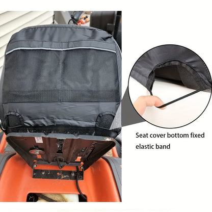 Lawn Mower Seat Cover, Riding Mower Tractor Garden Outdoor for Garden, Patio and Yard Use, with Listed Configuration