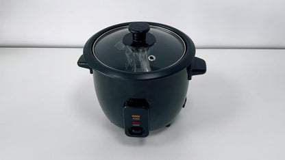 Rice Cooker Small Mini 3-Cup Uncooked 6-Cup Cooked, 1.5Qt Electric Rice Pot with Auto Keep, One-Touch Operation