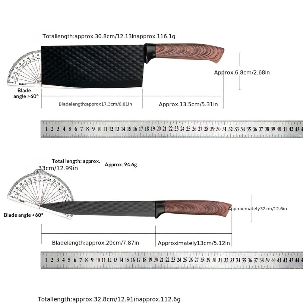 Kitchen Knife Set 6-Piece Professional Chef's Knife Set, High Carbon Stainless Steel Ultra-Sharp Blades