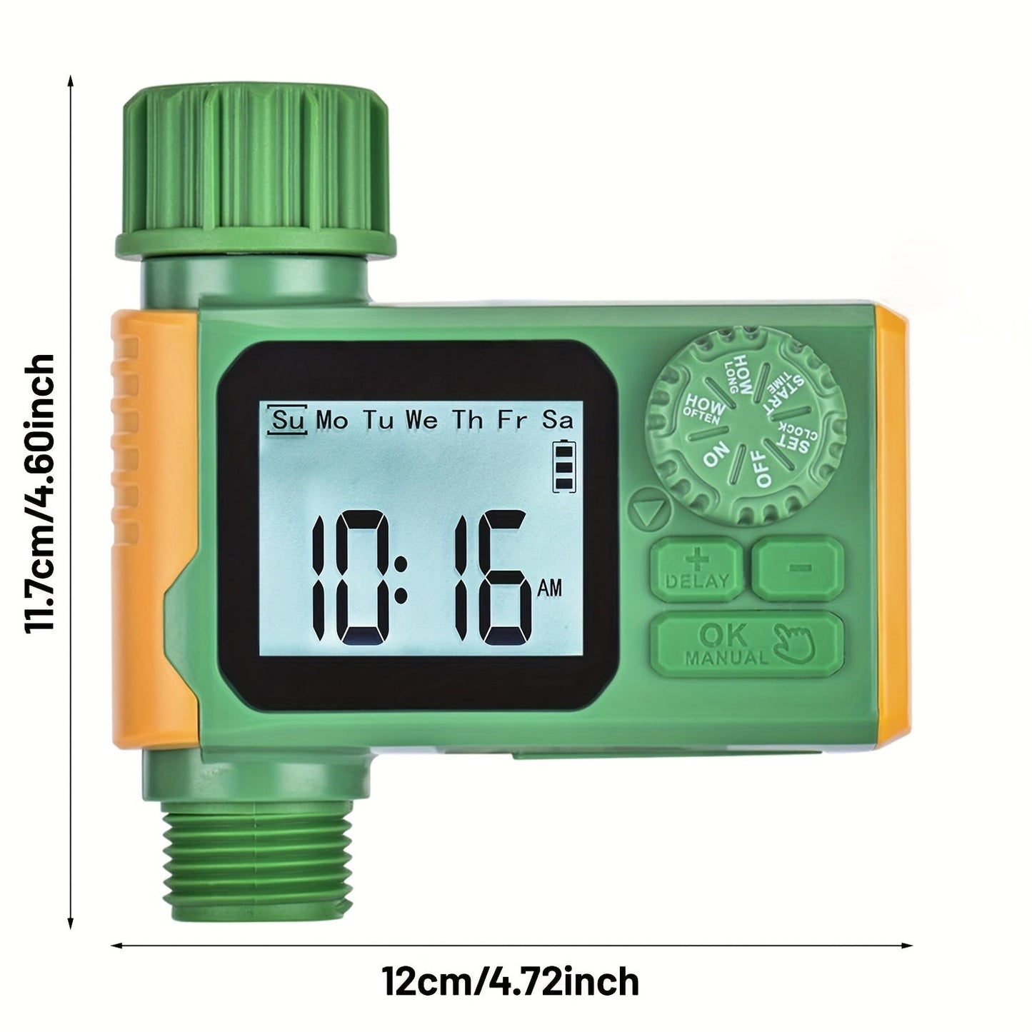 Garden Irrigation Timer Automatic Watering Controller for Lawn Farm Drip System, for Garden, Lawn and Yard Watering