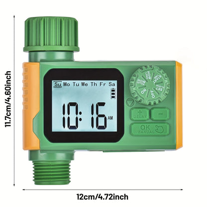 Garden Irrigation Timer Automatic Watering Controller for Lawn Farm Drip System, for Garden, Lawn and Yard Watering