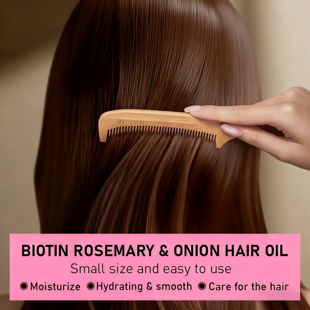 Biotin Rosemary Hair Growth Spray with Onion Extract for Bath Time, Home Spa and Personal Care